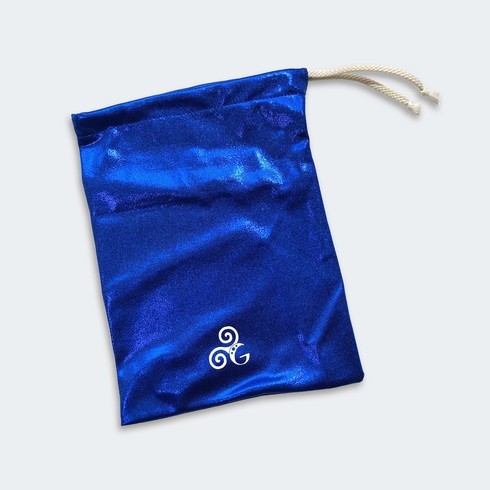Royal blue grip bag
