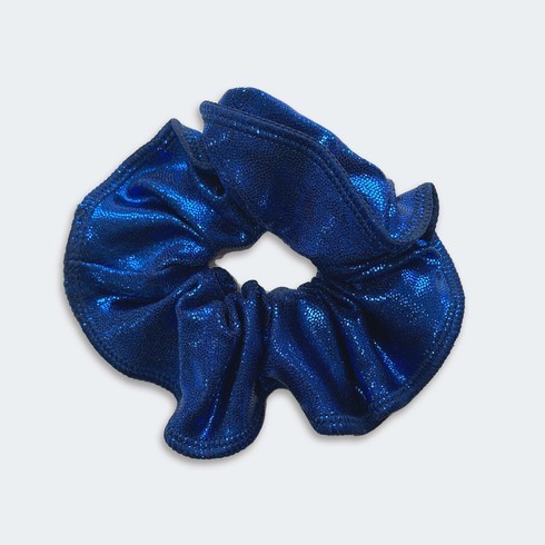 deep royal blue scrunchie