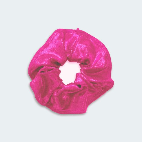 Pink fushia scrunchie