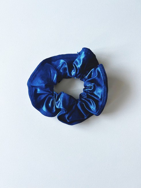 Royal blue mystique scrunchie